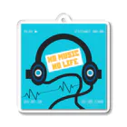 Blue Duck(ブルーダック)のNO MUSIC NO LIFE Acrylic Key Chain