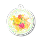 わんぽこショップのわんぽこ -flower- Acrylic Key Chain