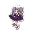 ｍｅｇｕｒｉ堂のコンパクトちゃん Acrylic Key Chain