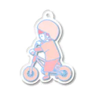 しいな　ゆうこのキックバイク練習中 Acrylic Key Chain