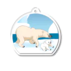 ZOO TYPHOONのホッキョクグマ Acrylic Key Chain