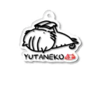 YUTANEKO公式ショップのゆたねこ「読書B」 Acrylic Key Chain