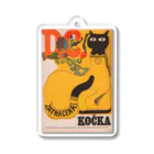 YS VINTAGE WORKSのチェコ・KOCKA（=チェコ語で猫） Acrylic Key Chain