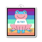 rionadのtransgender (he/they) mlm/nblm frog アクリルキーホルダー