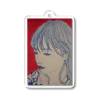 岩井千枝の夕涼み Acrylic Key Chain