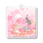 YUMIの桜うさぎ Acrylic Key Chain