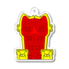 A33の猫様の椅子になれるウェア Acrylic Key Chain