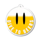 くべちゃんねるのDIVE TO BEERS Acrylic Key Chain