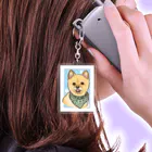 ポメラニアンのポメくん【公式グッズ】のポメラニアンのポメくん Acrylic Key Chain