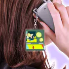 GOODS SHOP【そぞろな小窓】 SUZURI店の【I'm lovin' it! :D -lemon-】アクリルキーホルダー Acrylic Key Chain