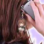 宇谷柚希ショップのミニキャラ（笑顔） Acrylic Key Chain