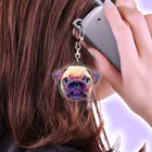 ジュノの秘密のアトリエのパグ／Juno Acrylic Key Chain