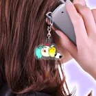 ゆうの部屋ルールルルルルルールルの鬼ｳｻとしまやんとおかめちゃんとにわさん Acrylic Key Chain