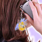 menrui_alphaのリーフィードラゴンちゃん Acrylic Key Chain