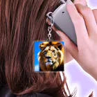 pandaの百獣の王 Acrylic Key Chain