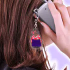 ヤママユ(ヤママユ・ペンギイナ)の着物ぺんぎんーいずれはキングヒナか杜若ー(アクキー/アクスタ用) Acrylic Key Chain