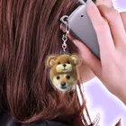 ポメラニアンのポメくん【公式グッズ】のポメラニアンのポメくん Acrylic Key Chain