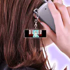 MIN-MIの白桃こぎちゅね嫁入り Acrylic Key Chain