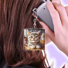 kangekiの日向のにゃんこNo.2 Acrylic Key Chain