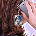 D-system（水彩屋）の水の踊り子モニカ Acrylic Key Chain