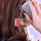 超水道のghostpiaいろいろスタンプ - K.O. Acrylic Key Chain