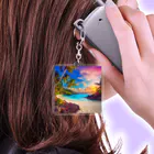HOSHI-TANEKO🌠の🌊美しい海岸🏄✨ Acrylic Key Chain