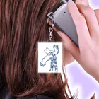 mabo_familyshopのムキムキ兎 Acrylic Key Chain
