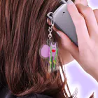 やさしさパークタウンのリスくん　ライドオン！電動竹馬 Acrylic Key Chain