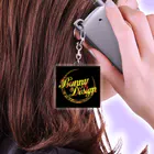 HoneyBunnyのBunny Design Logo Acrylic Key Chain