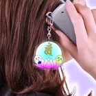 Yuko’ｓ Galleryの【開運祈願】巳年生まれ守護梵字アン Acrylic Key Chain