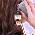 イラスト MONYAAT のきびだんごくださいなのポメラニアン*ステッカー Acrylic Key Chain