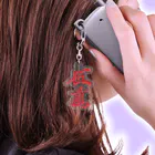 麻雀アイテム1・1・3の赤ウーマンアクリルキーホルダー Acrylic Key Chain