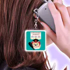 イラスト MONYAAT のきびだんごくださいなのポメラニアン Acrylic Key Chain