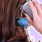 かずまるショップのあおいあじさい Acrylic Key Chain