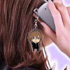 はるはらのほほえむ Acrylic Key Chain