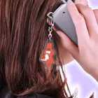 辛口うさぎと甘口ライオンの辛口うさぎのアクリルキーホルダー Acrylic Key Chain