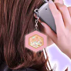 ドット絵　まゆ子のお着替え Acrylic Key Chain