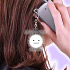 黒猫とカンパニュラのオケナイト の オケちゃん Acrylic Key Chain