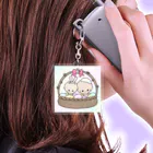 pote©o*  ハンドメイドドッグウェアのこてのあイースター Acrylic Key Chain