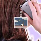スタジオおばけのおばけとギター Acrylic Key Chain