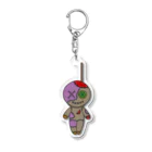 Ａ’ｚｗｏｒｋＳのHANGING VOODOO DOLL Acrylic Key Chain