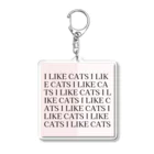 CHANMARKET の猫好き過ぎ Acrylic Key Chain