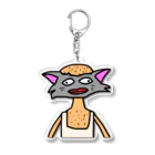 サトシ最悪の配信者のハゲ猫 Acrylic Key Chain