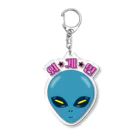 LalaHangeulの외계인(宇宙人) ハングルデザイン Acrylic Key Chain