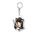 ぷにもちの黒猫ラムちゃん Acrylic Key Chain