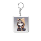 陽だまりshopのパーカー猫 Acrylic Key Chain