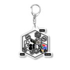 OGchanの六角迷路 Acrylic Key Chain