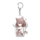 yudu910のネコ耳弓道部 Acrylic Key Chain