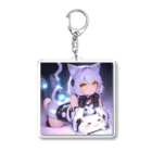 Moichi Designs Shop-2023のロボキャット Acrylic Key Chain