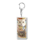 ぽつねこ亭のクラムすグッズPOP Acrylic Key Chain